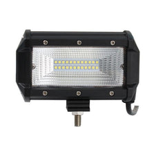 72W doble fila LED. Cross. Todo Terrenos. Para coche, camión, etc
