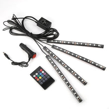 12LED 5 W Impermeable. Tira RGB Neón con Remoto Inalámbrico/Control de Voz