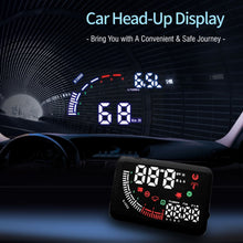 5.5 pulgadas. Car HUD Head Up Display KM/h & MPH. Aviso de Exceso de velocidad. OBD. Control remoto.