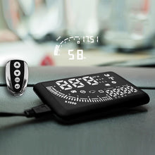 5.5 pulgadas. Car HUD Head Up Display KM/h & MPH. Aviso de Exceso de velocidad. OBD. Control remoto.