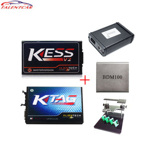 2017 OBD2 Gerente Sintonía Kit Kess 2 V4.036 V6.070 Ktag ECU BDM100 Galletto 4 FGTECH V54 bdm frame con adaptador de programador Kess V2