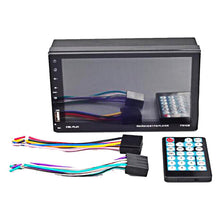 7 pulgadas de Audio Del Coche GPS Espejo Enlace 9 idiomas 2 DIN Pantalla táctil de Coches Reproductor de Radio Con la Cámara de Visión Trasera Soporte BT/FM/TF/USB